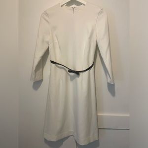 Kate spade white dress with bow belt